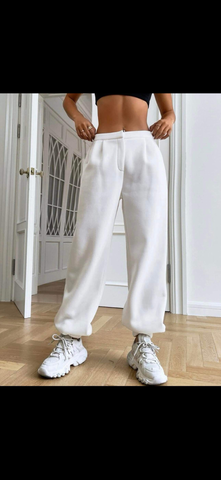 White Joggers