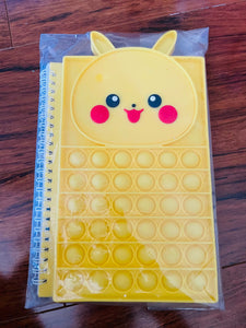 Pikachu Sensory Toy w/ Notebook